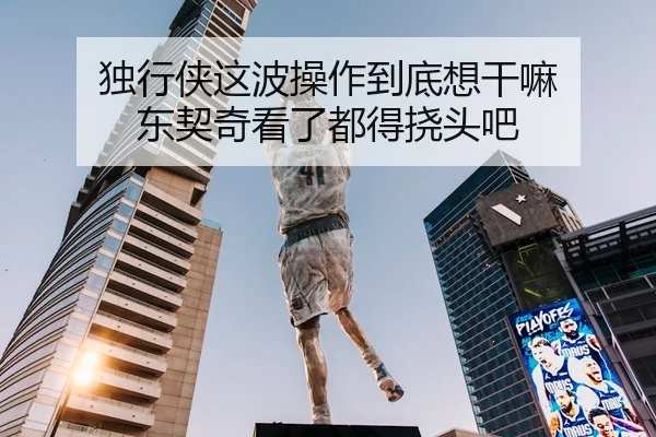 独行侠这波操作到底想干嘛 东契奇看了都得挠头吧